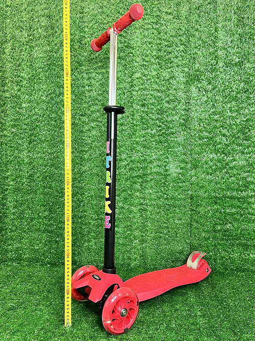 Самокат триколісний iTrike MAXI з підсвічуванням коліс Червоний (JR 3-003-R) Чернігів - фото 2