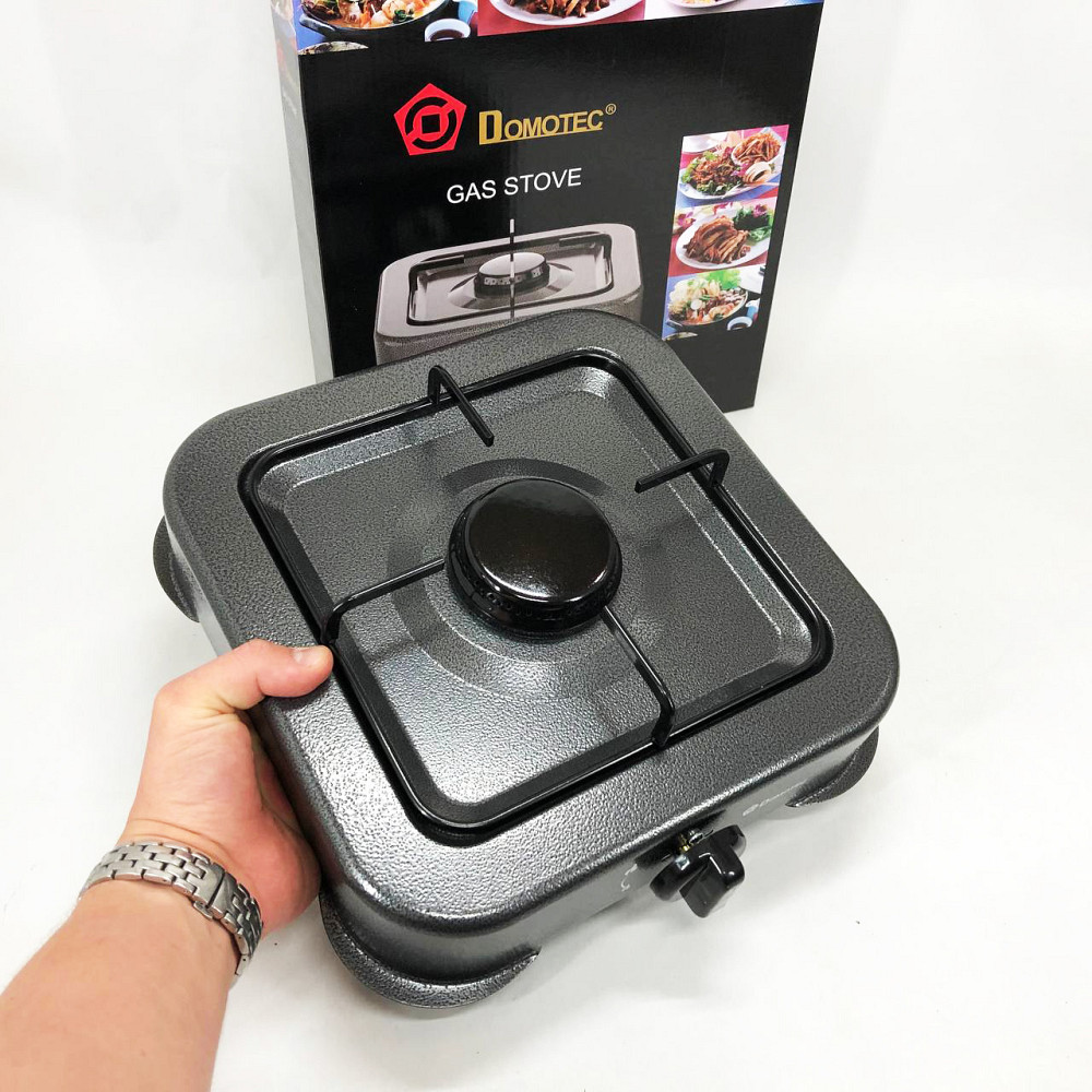 Газовая плита DOMOTEC MS-6601 на 1 конфорку. Цвет: серый IS-75 Львов - изображение 8