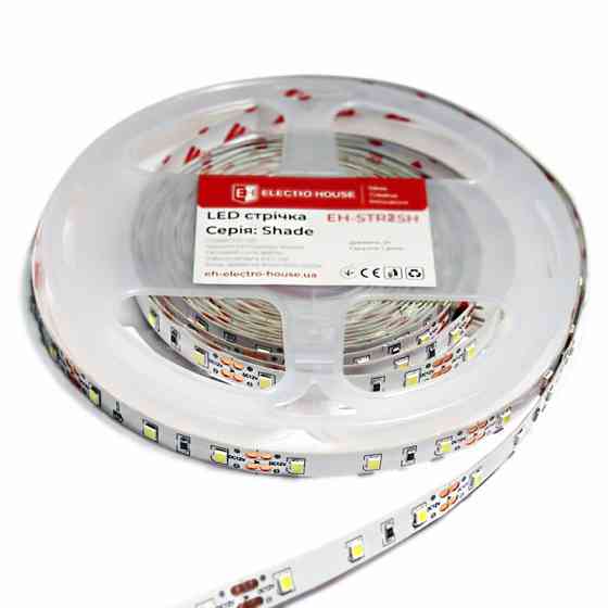 LED стрічка  5Вт 12В 550 Лм, SMD2835 60 діодів, нейтральний білий 4000К, серія Shade, гарантія 2 роки Дніпро