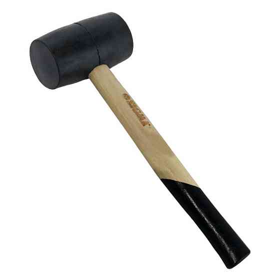 Sigma Киянка резиновая чёрная 340г деревянная рукоятка SIGMA (4317711) Коломыя