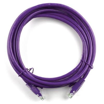 Патч-корд 10м, RJ-45, Cat.5e, CU, медь, фиолетовый Ritar (PCR-CU/10Pe / 04292) Винница - изображение 1