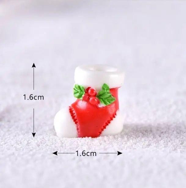 Миниатюрные рождественские фигурки Сапожок Санты для микроландшафта, новогоднего декора и творчества Одесса - изображение 1