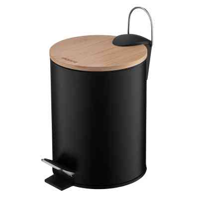 Контейнер для сміття Ardesto Minimalism З педаллю Чорний 3 л (ARHB3601BB) Вінниця