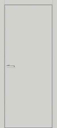 Межкомнатные двери Омис Глухое гладкое sm 40 светло-серый  700х2000 мм Киев