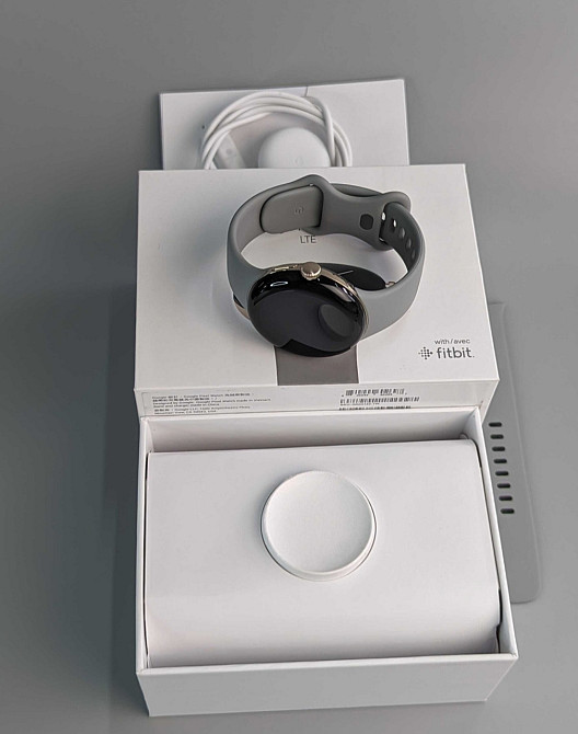 Google Pixel Watch LTE Champagne Gold/Hazel Active Band. Киев - изображение 2