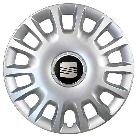 Автомобильные модельные колпаки R15 Seat 307 4шт, SJS, серебряные Киев
