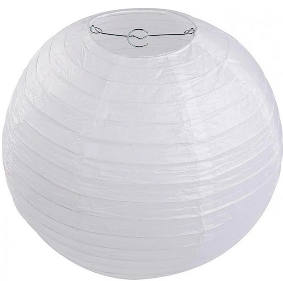 Фонарь подвесной бумжный белый Киев - изображение 1