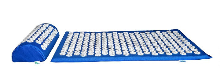 Аплікатор Кузнєцова Набір серія Eko-Max Синій (Килимок + Валик + Чохол) – Масажний комплект для релаксації Івано-Франківськ - фото 2