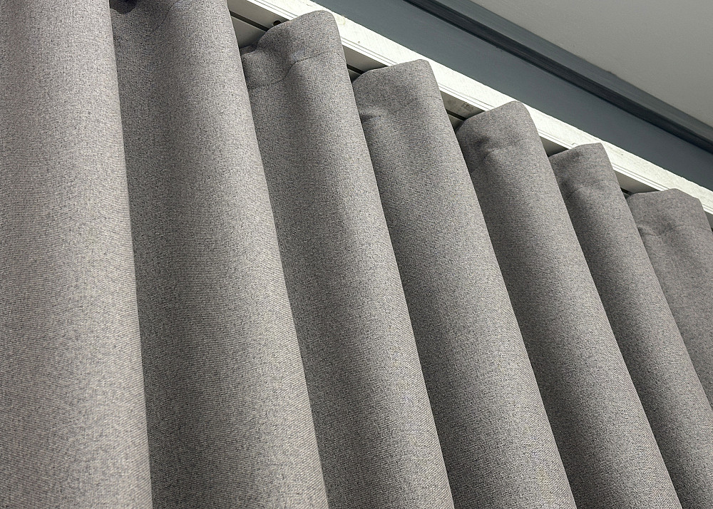 Преміум шторна тканина blackout 100%, двостороння, колекція “ASHEN NIGHT” колір кавово-сірий 1848ш Київ - фото 6