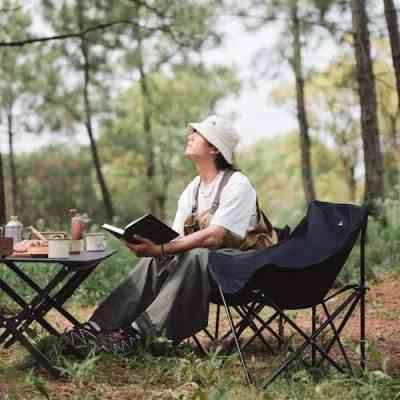 Стул складной Naturehike Stellaluna T01 CNH23JU13002, L, чорний (6975641889038) Вінниця