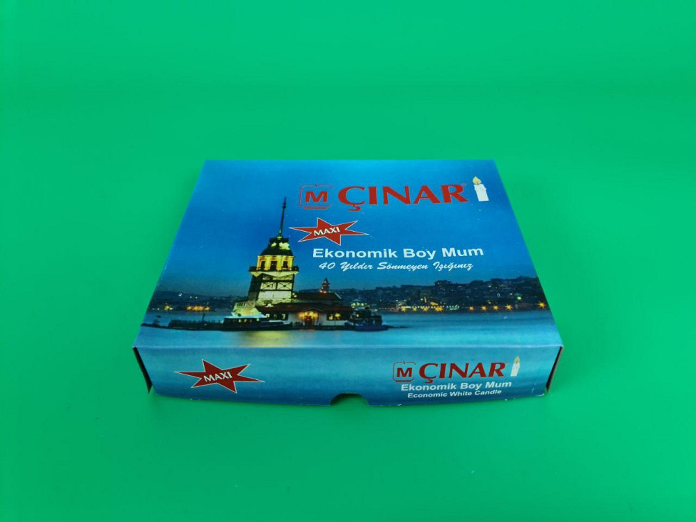 Свічка в коробці 18,5 см Ø 2 см 50 грамів 16 шт./пач. (велика) (16 шт.) Харків - фото 4