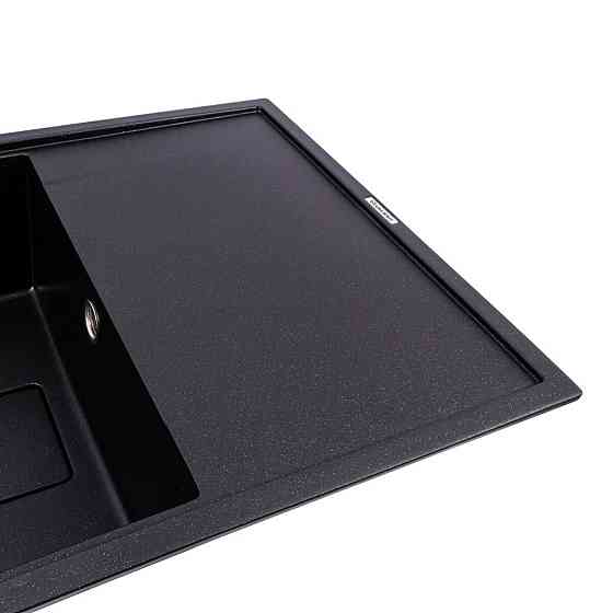 VALESO Гранітна мийка VALESO GALANS 7850 матова Чорний металік Київ