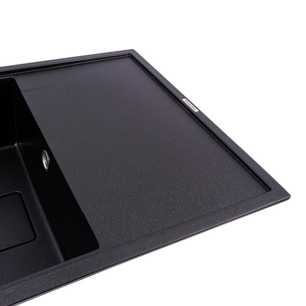 VALESO Гранітна мийка VALESO GALANS 7850 матова Чорний металік Київ - фото 3