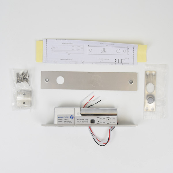 Ригельний замок YB-100+ врізний для системи контролю доступу з таймером Киев - изображение 3