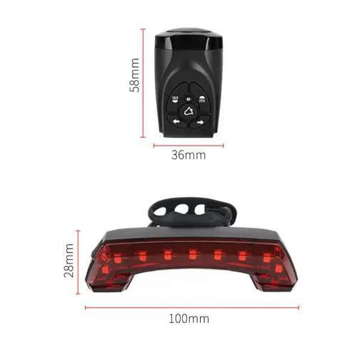 Фонарь велосипедный с поворотниками BG-806-11SMD, ЗУ micro USB, встроенный аккумулятор, звонок Бровары - изображение 2