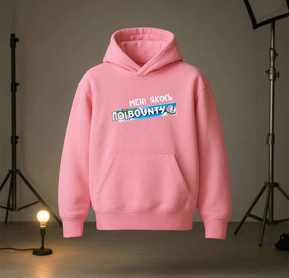 Худі з принтом " 18 років поїBounty" Червоне, S Чернівці - фото 1