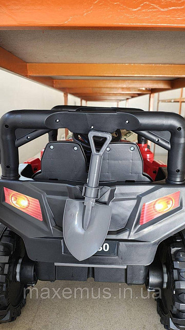 Дитячий електромобіль на акумуляторі QD-V80 електромашинка для дітей з пультом керування сірий Мостиська - фото 5