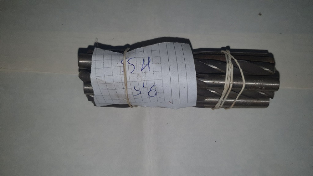 Свердло з циліндричним хвостовиком 9.5 мм. HSS. СССР. Харків - фото 1