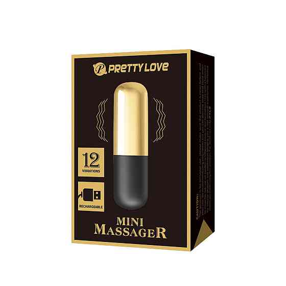 Вибромассажер PRETTY LOVE MINI MASSAGER, 12 vibration functions Sex Aura Киев