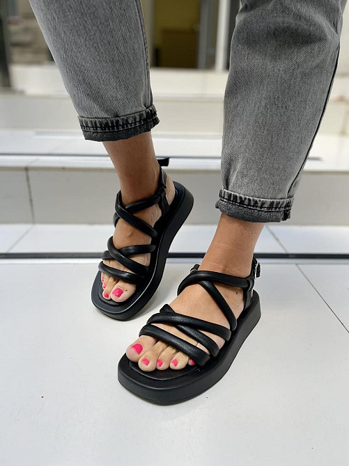 ALVISTA Босоніжки жіночі ALVISTA Б-041 чорні (літо, шкіра натуральна) (5150) Коломыя - изображение 8