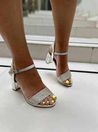 Weide БосонІжки жіночі WEIDE срібло (літо, еко-шкіра) (1008) лише 37р. Коломыя