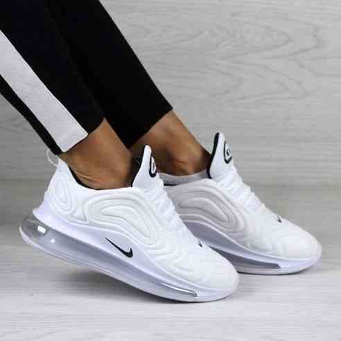 Кроссовки Nike 720 Белые Женские Найк с Амортизацией Тканевые (размеры: 37,38,39,40,41,42,43) Видео Обзор Днепр
