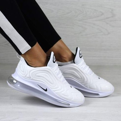 Кроссовки Nike 720 Белые Женские Найк с Амортизацией Тканевые (размеры: 37,38,39,40,41,42,43) Видео Обзор Днепр - изображение 2