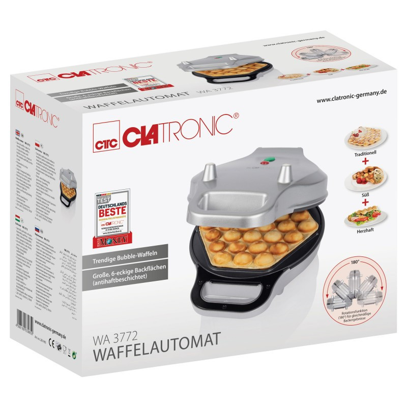 Вафельница для бельгийских вафель Clatronic WA (3772) 700 Вт Нововолынск - изображение 9