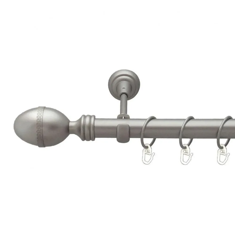 Карниз Orvit Фарже металевий однорядний відкритий Сатин 25 мм 240 см (6322073) Львів - фото 1