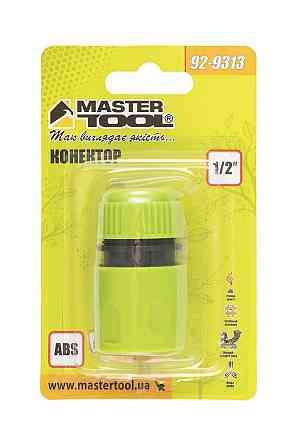 Конектор MASTERTOOL для шланга 1/2" 92-9313 Рівне