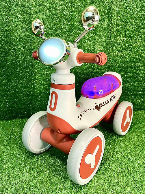 Біговел - толокар JOY музика укр озвучка підсвічування Червоний (JL-73006) Чернигов - изображение 2