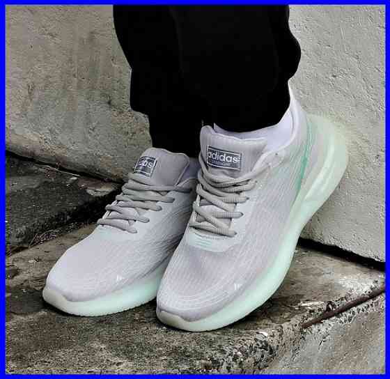 Кроссовки Adidas Серые Мужские Адидас Изи Boost (размеры: 40,41,42,43,44) Днепр