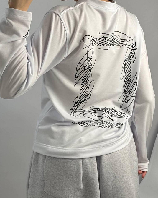 Стильный женский лонгслив с качественным накатом двунитка. Одесса - изображение 7