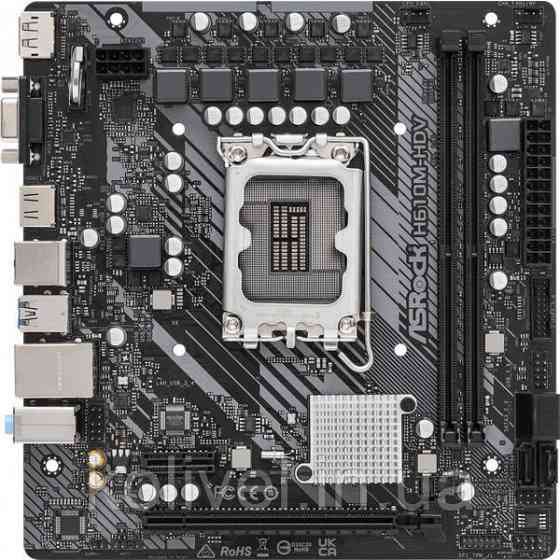 ASRock H610M-HDV (1700/H610, 2*DDR4, 1xPCIex16, HDMI/DVI/VGA, 4xSATAІІІ, GLan, 7.1ch, mATX) (H610M-HDV#) Киев