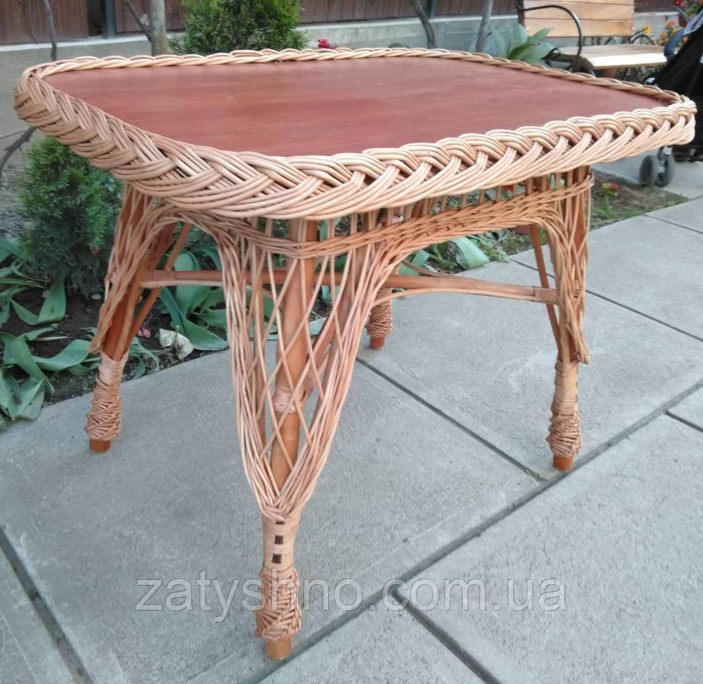 Плетеный стол из лозы обеденный Киев - изображение 5