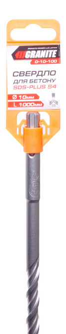GRANITE Свердло для бетону GRANITE SDS-PLUS S4 10×1000 мм 0-10-100 Коломия - фото 2
