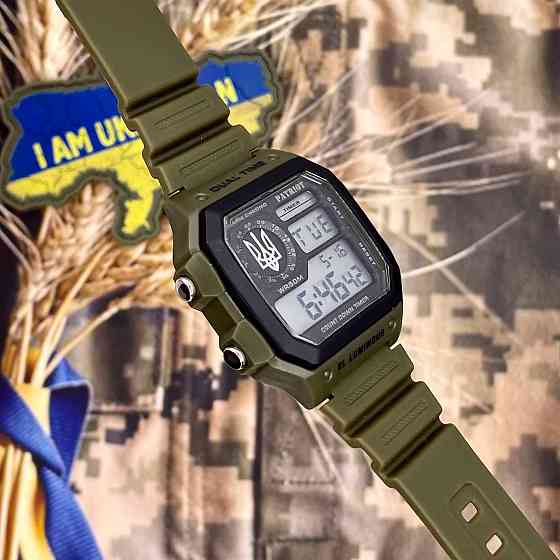 Patriot 010AGUASI Тризуб срібло Зелені + Коробка SBR Київ