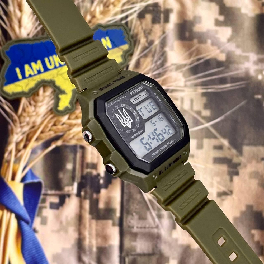 Patriot 010AGUASI Тризуб срібло Зелені + Коробка SBR Киев - изображение 3