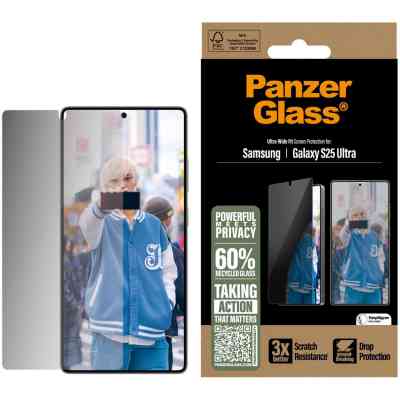 Скло захисне PANZERGLASS Privacy Samsung Galaxy S25 Ultra Ultra-Wide Fit (PG_PGRPUWFG38488) Вінниця