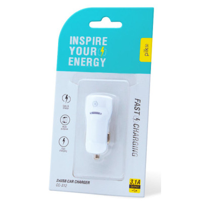 Зарядний пристрій Piko CC-312 2USB 3.1A (1283126477546) Вінниця - фото 2