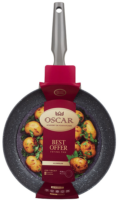 Сковорода Oscar Best Offer 26 см (6811303) Київ - фото 3