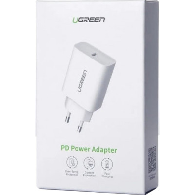 Зарядний пристрій Ugreen CD137 Type-C PD 20W Charger (White) (60450) Вінниця - фото 2
