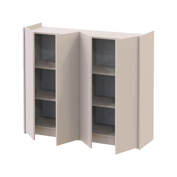 Тумба для обуви Doros Кассель Кашемир 4 ДСП 128х40х110 (41516213) Днепр - изображение 3