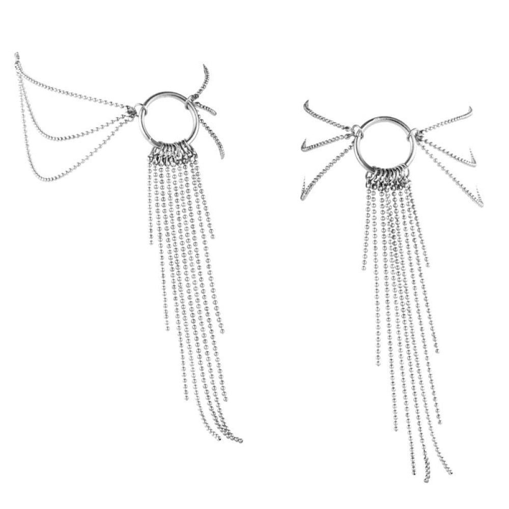 Браслеты для ног Bijoux Indiscrets Magnifique Feet Chain, серебристые Sex Aura Киев - изображение 2