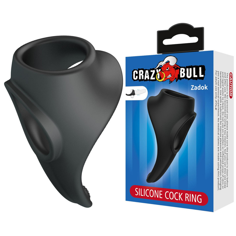Ерекційне кільце Crazy Bull - Zadok Silicone Cock Ring, BI-210256 Sex Aura Київ - фото 1