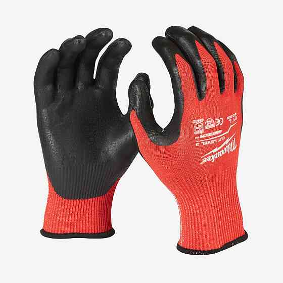 Перчатки MILWAUKEE с сопротивлением порезам 3/C уровня, 10/XL Одесса