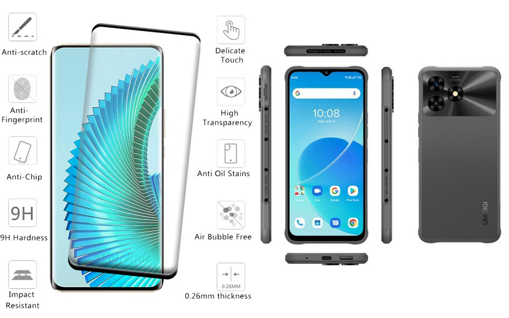Защитное стекло HyperGlass Pro для UMIDIGI G9 5G – максимальная чувствительность и защита Киев - изображение 2