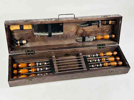 Набори шампурів, Набір шампурів у кейсі "М'ясник Міні" Шампури, вертіла Тернопіль