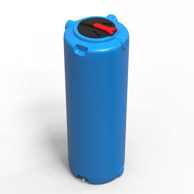 Ємність для води Вігер вертикальна харчова 1000 л вузька, кришка з клапаном синя (13231) Вінниця - фото 2