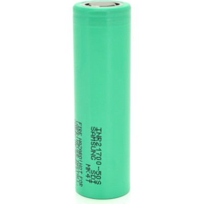 Акумулятор 21700 5000mAh, 50A, 4.2/3.6/2.5V, Green Samsung (INR21700-50S / 32719) Вінниця - фото 1
